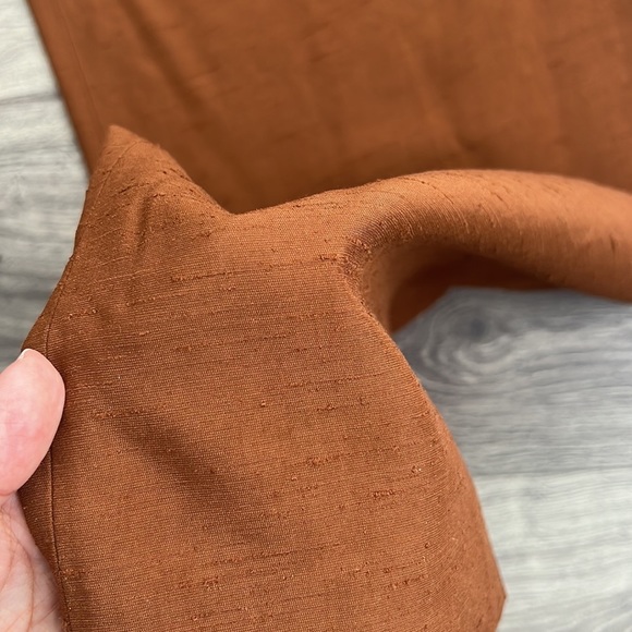 Kate Spade Collection High Rise Wide Leg Pants Crepe Brown US 4 / 38" Inseam - Picture 4 of 10